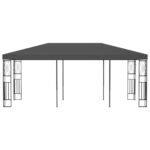vidaXL Altánok antracitový 3x6 m látkový – Obrázok 2