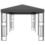vidaXL Altánok antracitový 3x6 m látkový – Obrázok 3