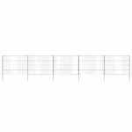 vidaXL Záhradný plot 115x79 cm, zelený