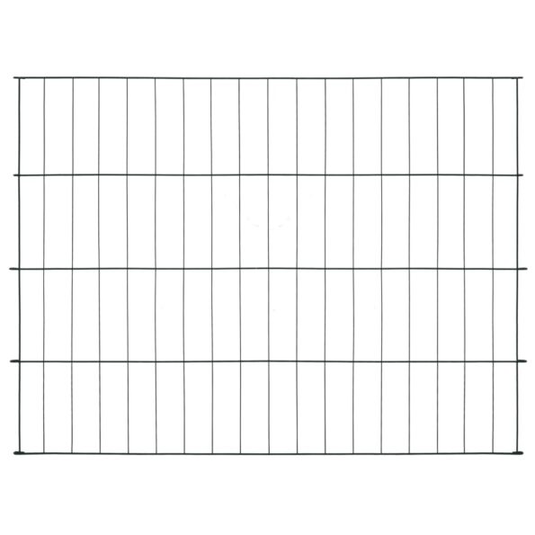 vidaXL Záhradný plot 115x79 cm, zelený – Obrázok 2