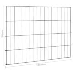 vidaXL Záhradný plot 115x79 cm, zelený – Obrázok 7