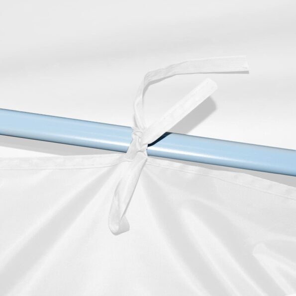 vidaXL Skladací párty stan s 5 bočnými stenami biely 3x9 m – Obrázok 4