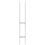 vidaXL Kotviace pätky 6 ks, strieborné 7x6x60 cm, pozinkovaná oceľ – Obrázok 3