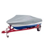 vidaXL Kryty na čln 2 ks sivé dĺžka 488-564 cm šírka 239 cm – Obrázok 3