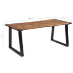 vidaXL Jedálenský stôl, akáciový masív 180x90 cm – Obrázok 7