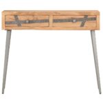 vidaXL Konzolový stolík 90x30x75 cm akáciový masív – Obrázok 2