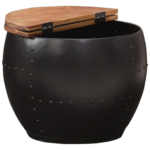 vidaXL Konferenčný stolík 53x43 cm, recyklovaný masív – Obrázok 4