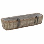 vidaXL Balkónový kvetináč 2 ks, prútie s vložkou z PE 80 cm – Obrázok 4