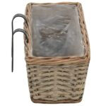 vidaXL Balkónový kvetináč 2 ks, prútie s vložkou z PE 80 cm – Obrázok 5