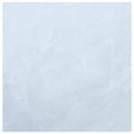 vidaXL Samolepiace podlahové dosky 5,11 m², PVC, biely mramor