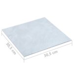 vidaXL Samolepiace podlahové dosky 5,11 m², PVC, biely mramor – Obrázok 6