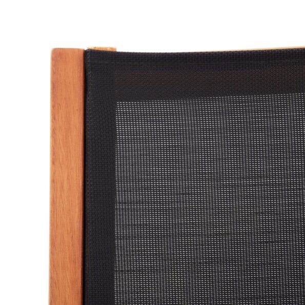 vidaXL Záhradné kreslo s podnožkou eukalyptový masív a textilén – Obrázok 5