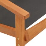 vidaXL Záhradné kreslo s podnožkou eukalyptový masív a textilén – Obrázok 9