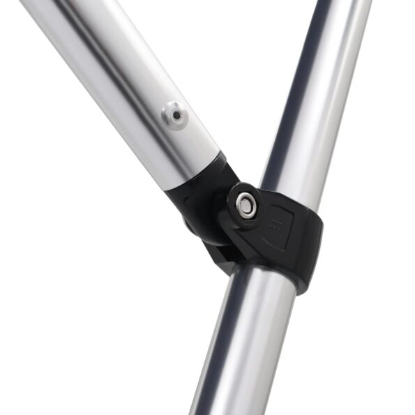 vidaXL Strieška Bimini s 3 oblúkmi, biela 183x140x137 cm – Obrázok 11