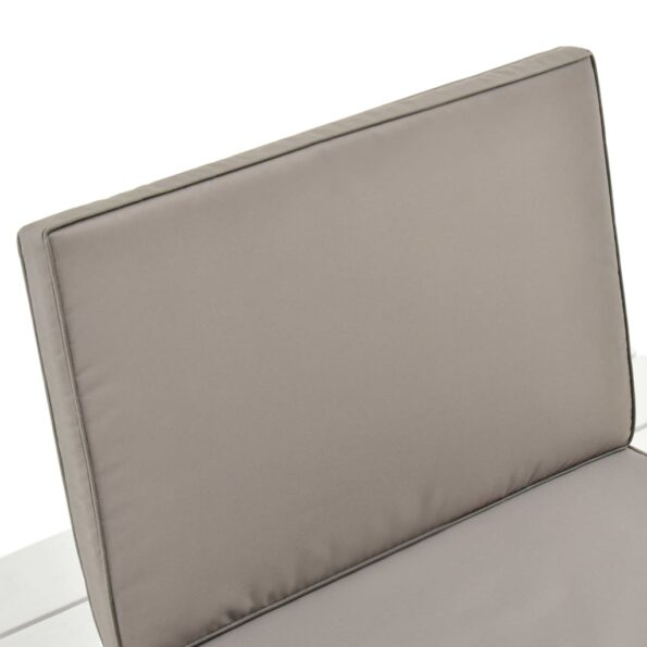 vidaXL Záhradné kreslo s vankúšom plast biele – Obrázok 5