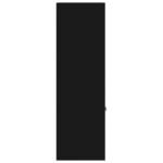 vidaXL Knižnica, čierna 98x30x98 cm, kompozitné drevo – Obrázok 8