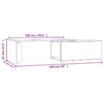 vidaXL Konferenčný stolík dub sonoma 150x50x35 cm drevotrieska – Obrázok 12