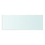 vidaXL Poličky 2 ks panel z priehľadného skla 40x12 cm – Obrázok 3
