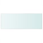 vidaXL Poličky 2 ks panel z priehľadného skla 60x25 cm – Obrázok 3