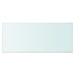 vidaXL Poličky 2 ks panel z priehľadného skla 70x30 cm – Obrázok 3