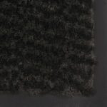 vidaXL Rohožky pred dvere 2 ks čierne 40x60 cm obdĺžnikové všívané – Obrázok 2