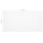vidaXL Chránič na stôl priehľadný 180x90 cm 1,6 mm PVC – Obrázok 6