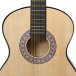 vidaXL Klasická gitara pre začiatočníkov 4/4 39" lipové drevo – Obrázok 5