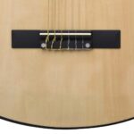 vidaXL Klasická gitara pre začiatočníkov 4/4 39" lipové drevo – Obrázok 6