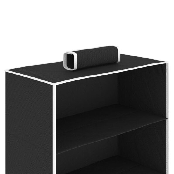 vidaXL Závesné skrinky na oblečenie s 10 poličkami 2 ks látkové – Obrázok 7