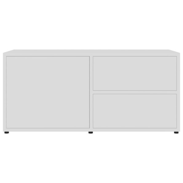 vidaXL TV skrinka, biela 80x34x36 cm, drevotrieska – Obrázok 7