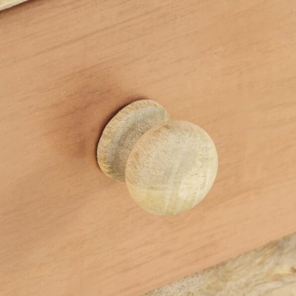 vidaXL TV skrinka 110x30x45 cm masívne mangovníkové drevo – Obrázok 2