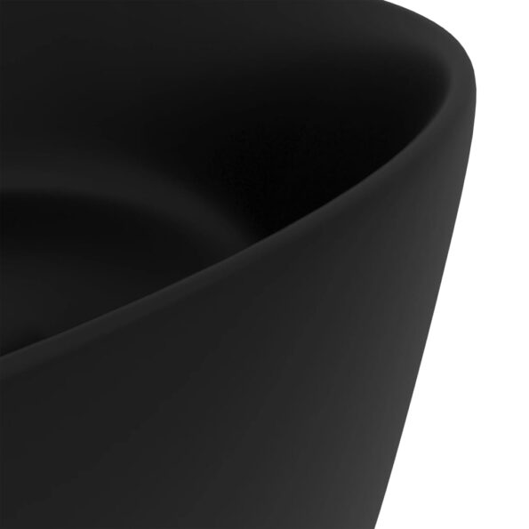 VXL8720286037249_g_en_hd_3.jpg vidaXL Luxusné umývadlo, okrúhle, matné čierne 40x15 cm, keramika – Obrázok 5