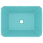 vidaXL Luxusné umývadlo matné bledozelené 41x30x12 cm keramické – Obrázok 3