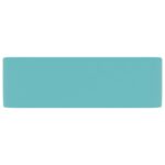 vidaXL Luxusné umývadlo matné bledozelené 41x30x12 cm keramické – Obrázok 4