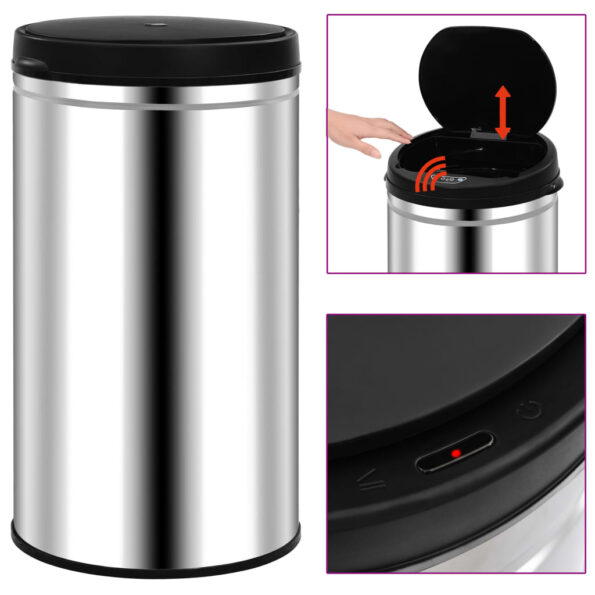 VXL8720286044025_a_en_hd_1.jpg vidaXL Automatický odpadkový kôš so senzorom 60 l, nehrdzavejúca oceľ – Obrázok 1