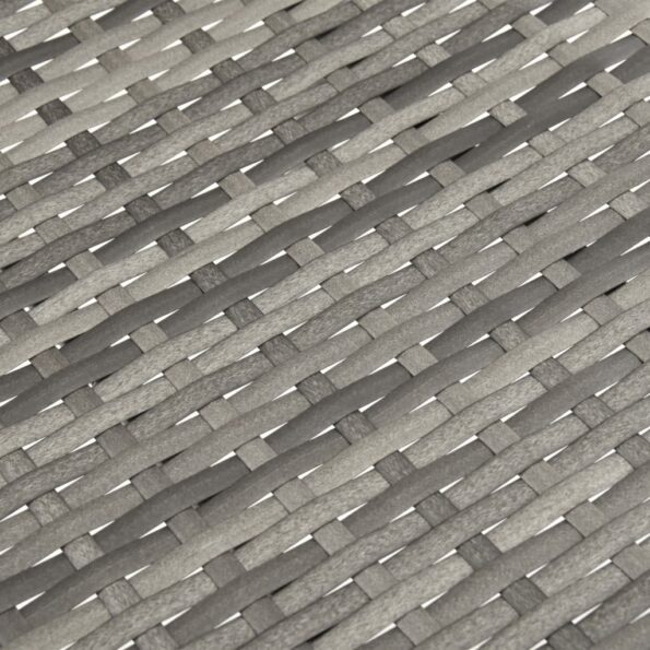 vidaXL Stohovateľné vonkajšie stoličky 4 ks sivé polyratanové – Obrázok 2