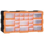vidaXL Organizér s 22 zásuvkami 49x16x25,5 cm
