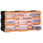 vidaXL Organizér s 22 zásuvkami 49x16x25,5 cm – Obrázok 2