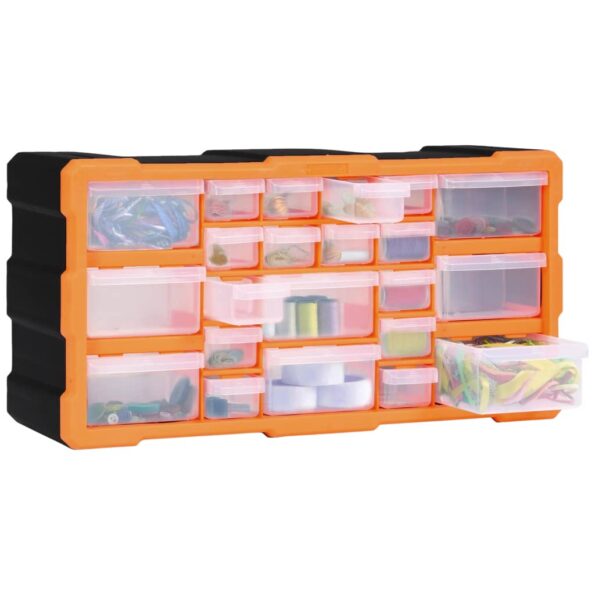 vidaXL Organizér s 22 zásuvkami 49x16x25,5 cm – Obrázok 3