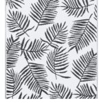 vidaXL Vonkajší koberec bielo-čierny 160x230 cm PP – Obrázok 3