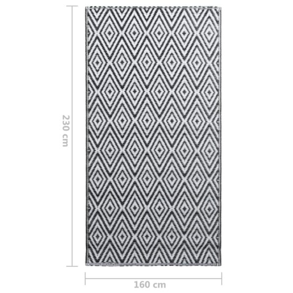 VXL8720286064276_g_en_hd_5.jpg vidaXL Vonkajší koberec bielo-čierny 160x230 cm PP – Obrázok 7
