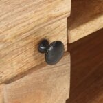 vidaXL TV skrinka 116x30x35 cm masívne mangovníkové drevo – Obrázok 4