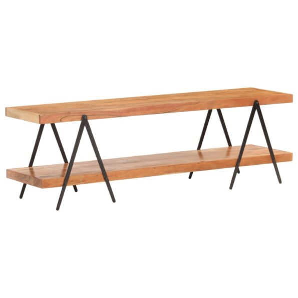 vidaXL TV skrinka 160x40x50 cm, akáciový masív – Obrázok 6