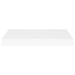 vidaXL Plávajúce nástenné police 4 ks, biele 50x23x3,8 cm, MDF – Obrázok 5