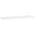 vidaXL Poličky na zarámované obrázky 2 ks biele 60x9x3 cm MDF – Obrázok 3