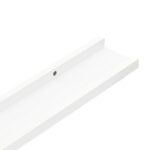 vidaXL Poličky na zarámované obrázky 2 ks biele 60x9x3 cm MDF – Obrázok 7