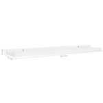 vidaXL Poličky na zarámované obrázky 2 ks biele 60x9x3 cm MDF – Obrázok 8