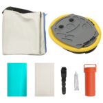 vidaXL Nafukovacia žinenka s pumpou 300x100x15 cm, PVC, zelená – Obrázok 11