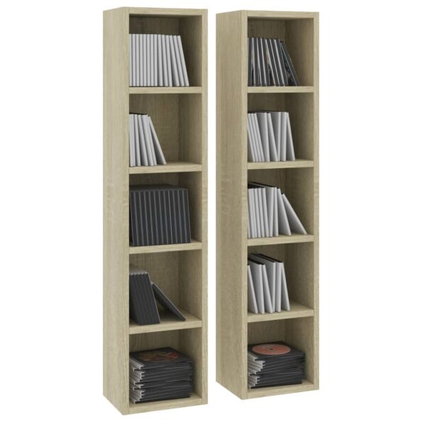 VXL8720286086438_g_en_hd_1.jpg vidaXL Skrinky na CD 2 ks, dub sonoma 21x16x93,5 cm, kompozitné drevo – Obrázok 3