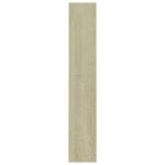 vidaXL Skrinky na CD 2 ks, dub sonoma 21x16x93,5 cm, kompozitné drevo – Obrázok 5